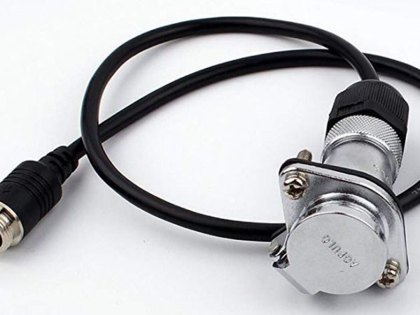 Heavy Duty Reverse Camera Trailer Cable Coil with 5PIN to 4PIN Male Connector - Image 3