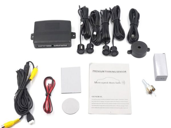 Rear 4 Sensor Parking System With OEM Monitor View - Image 3