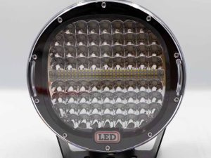 Quantum 9 inch LED Driving Lights Front View Turned Off