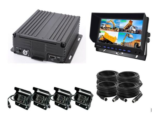 4 Channel Recording System With 1TB Drive and 4 Cameras +7