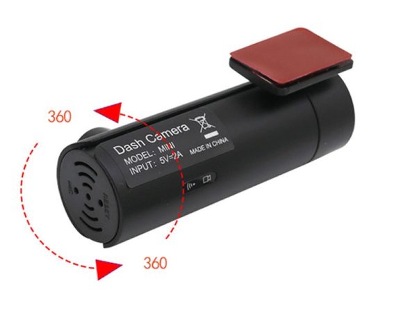 Mini 1080P Front Dash Cam Diagram