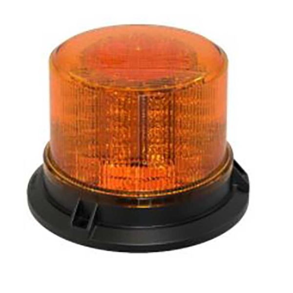 7104 Elite Large Hard Mount Class-1 Amber LED Beacon Full View