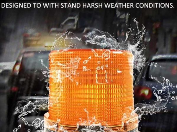 Elite Mini Amber LED Beacon Weatherproof Graphic