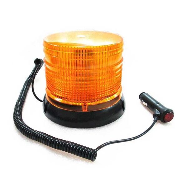 Elite Mini Amber LED Beacon Full View with Plug