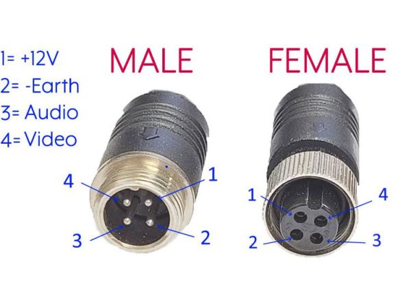 4 Pin Male to Male Adaptor - Image 3
