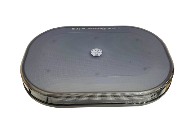 Elite High Brightness Small Low Profile Amber Beacon 248mm (L) x 172mm (W) x 37mm (H)