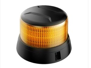 ELITE EVS-8110 Mini Amber LED Flashing Beacon SAE Class 3 Full View