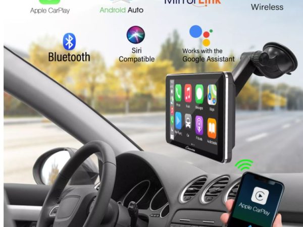 7 Inch HD Wireless Car Play Monitor for iOS and Android - Image 5
