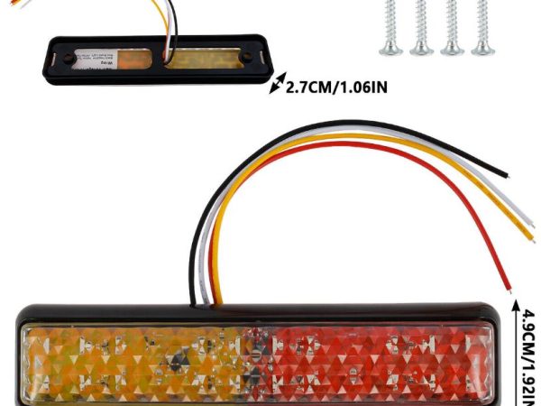 Trailer Lights. LED Tail Lights; Truck, Ute, Caravan Indicator 12V 24V Lamp Stop (Pair) - Image 5