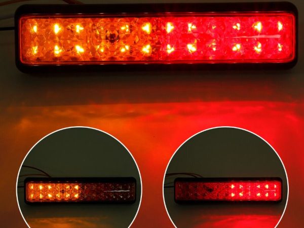 Trailer Lights. LED Tail Lights; Truck, Ute, Caravan Indicator 12V 24V Lamp Stop (Pair) - Image 3