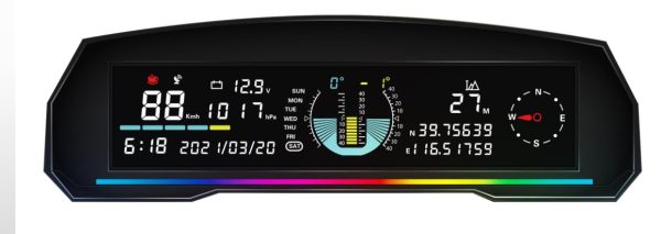 Dash Heads Up Information Unit - Ideal for Off Road Systems
