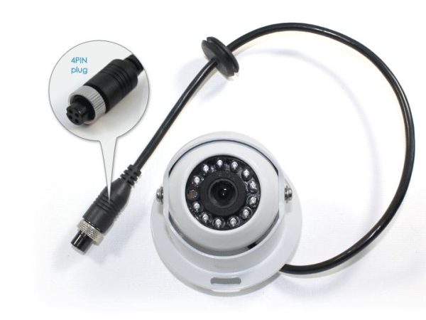 C-307W WHITE MINI DOME CARAVAN/TRUCK CAMERA - Image 5
