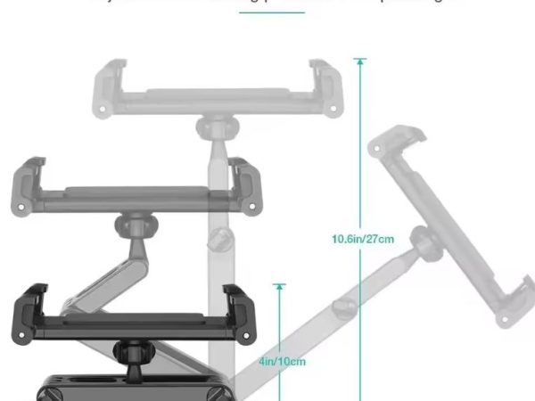 Rear Seat Phone/Tablet Adjustable Bracket - Image 3