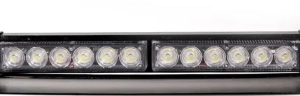EVS-510A/W-P   Dash Mount LED Warning Lights  (White/Amber) - Image 4