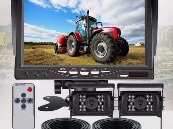 Complete System: 7” Dash Mount Monitor, 2x Night Vision CCD Cameras, 2x 10m Cables - Image 9