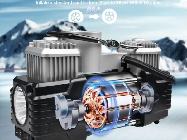 C-04S     12V 150PSI Car Air Compressor Portable Tyre Deflator Inflator Pump 4WD Car Truck - Image 8